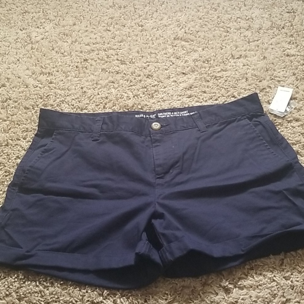 Navy blue GAP shorts size 8 new